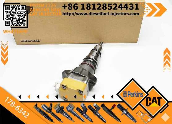 178-6342 1786342 10R-1257 Fuel Injector for 3126 3126B Engine 120H 135H Motor Grader 938G Loader D5N D6N Tractor