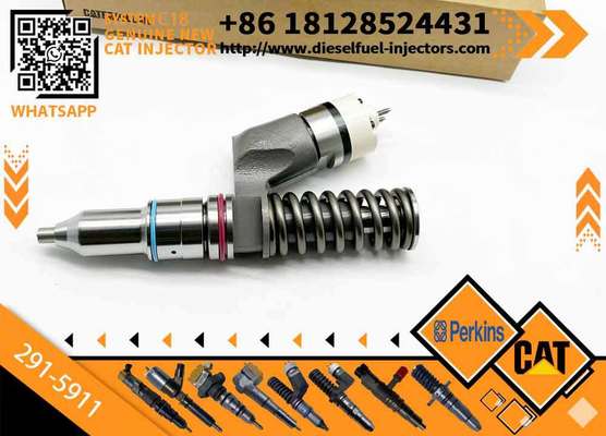 1pcs Fuel Injector 291-5911 10R-7230 CA2915911 Fits For Caterpillar CAT Tractor 631K 637K 657G Engine C18 C15 C9