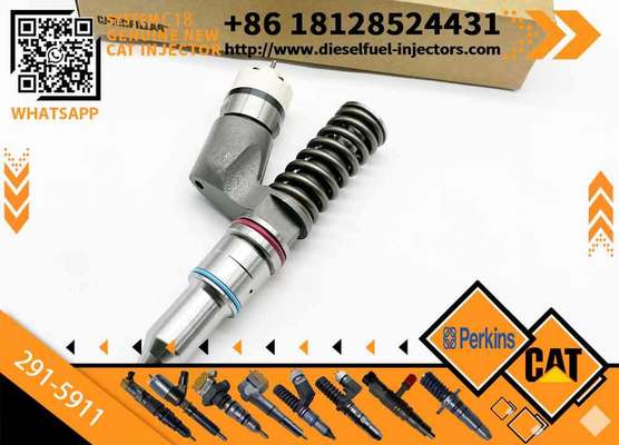 1pcs Fuel Injector 291-5911 10R-7230 CA2915911 Fits For Caterpillar CAT Tractor 631K 637K 657G Engine C18 C15 C9